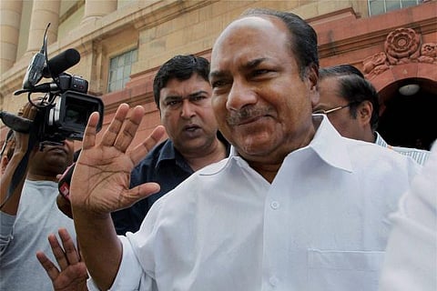 Antony calls for restraint in resolving South China Sea