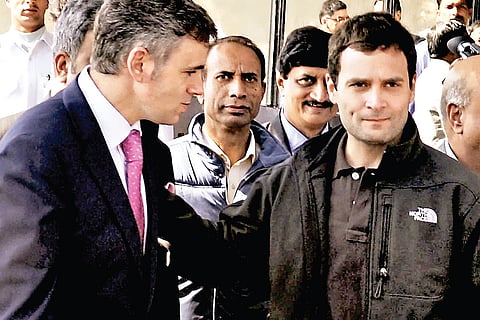 In Kashmir, Rahul Gandhi prefers camaraderie to Congress