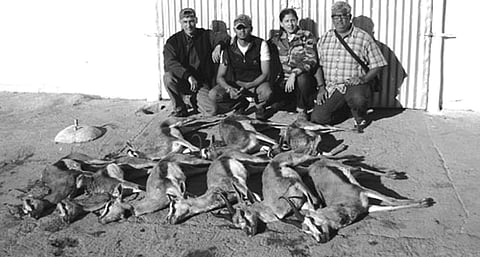 NCP minister in trouble over hunting expedition