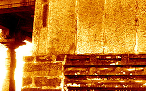 Chalukya era sculpture restored, but temple loses original glory