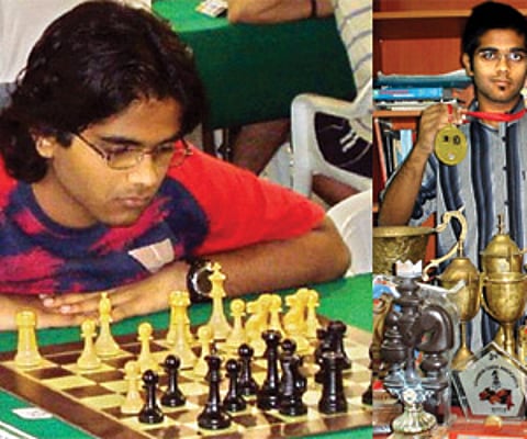 Young and ambitious chess nut