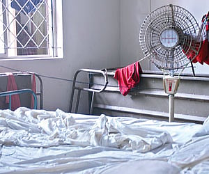 A pedestal fan over which the fight erupted.