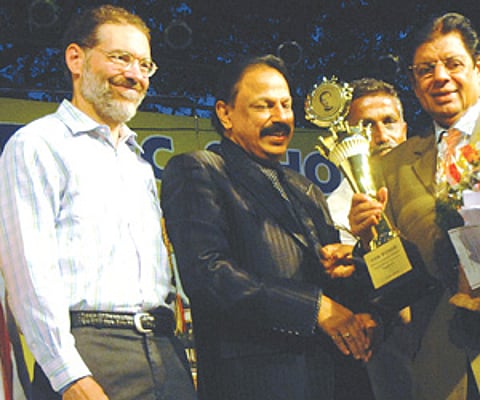 US Consul General Andrew T Simkin, Dr Meer Mustafa Hussain, Vice Chancellor, Tamil Nadu Dr MGR Medical University, E Ahmed, Union Minister of State fo