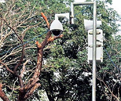 Hitech camera installed at Vandalur Zoo to protect animals/J Manoharan.