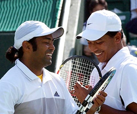 Leander Paes and Mahesh Bhupathi. (File photo)