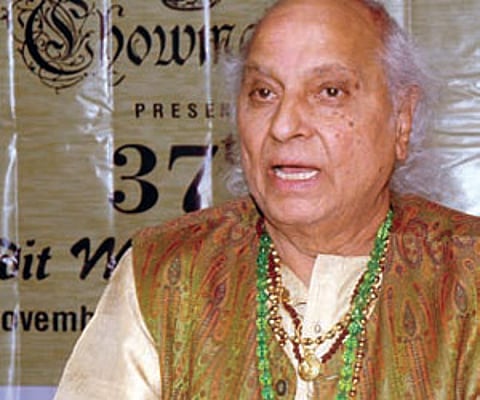 Pandit Jasraj fulfills Chowmahalla dream