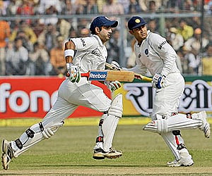 Openers Sehwag and Gambhir scored centuries and put on explosive opening stand of 233 runs. (Photo: AP)