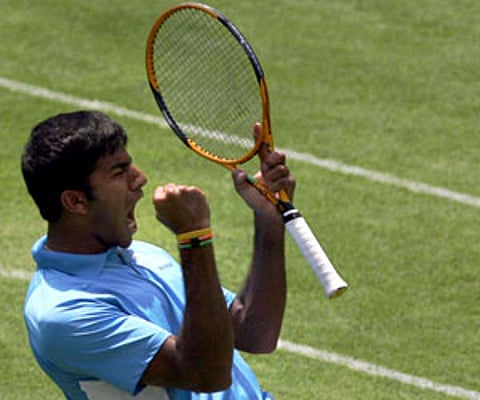 Rohan Bopanna and Aisam-ul-Haq Qureshi clinched their third ATP Challenger doubles title of the season. (File photo)