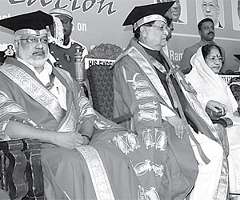 The convocation function at CUSAT, Kochi (Pic: ENS).