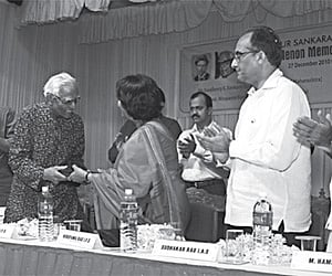 K P S Menon Award presented to Nirupama Rao