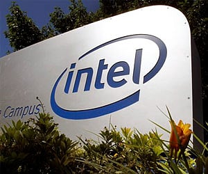 The entrance to Intel's Hawthorne Farm Campus is shown here in Hillsboro, Ore. (File photo/AP)