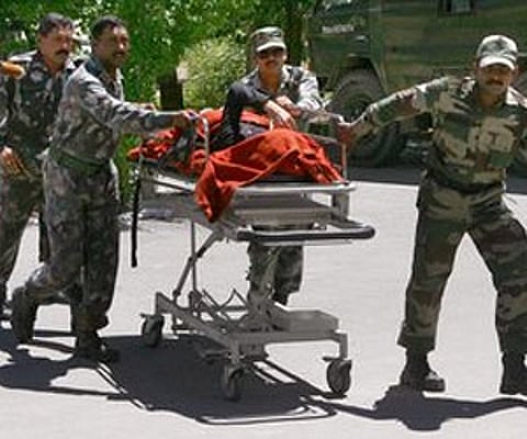 Rescue operation in Leh region.