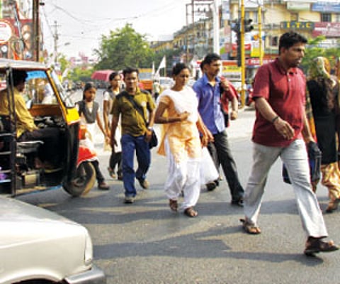 Walking, a highly risky affair