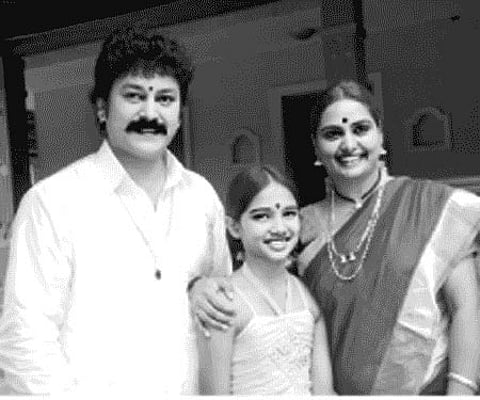 Om Sai Prakash with Shruthi. EPS