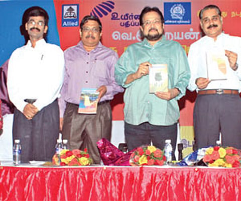 (Second from left) Dr V Irai Anbu along with other dignitaries at the event | Albin Mathew