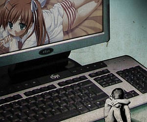 Sticky web of kiddie porn