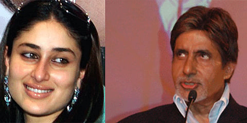 Actress Kareena Kapoor and Megastar Amitabh Bachchan (ENS)
