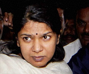 DMK MP Kanimozhi. (File photo: PTI)