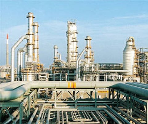 A February 2003 photo of the Reliance Industries Limited petrochemical plant at Jamnagar. (Reuters)