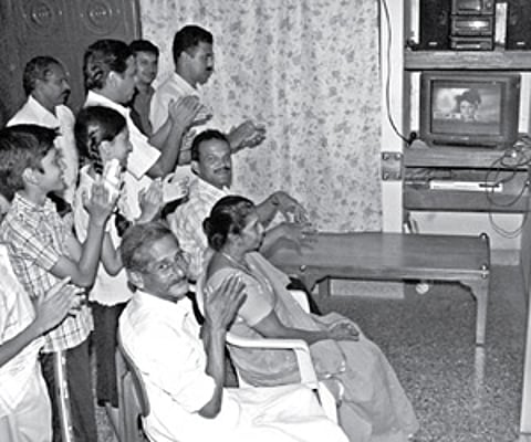 The family members of Sini Jose at Avoli, near Muvattupuzha, on Friday