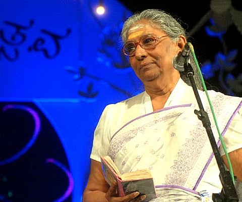 Playback singer S Janaki (Express Photo/File).