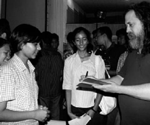 Richard Stallman, founder of the Free Software Movement (Pic: ENS).