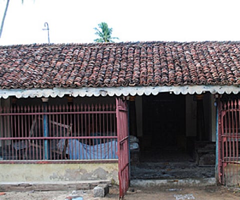 The house where Gandhiji stayed at Porayar in 1915.