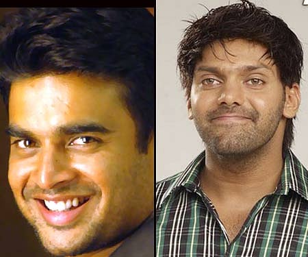 The buzz is that Madhavan will play Arya’s brother in Vettai. Sampurn Pics