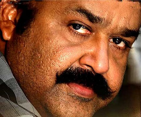 The poster of 'Shikkar' starring Mohanlal in the lead.