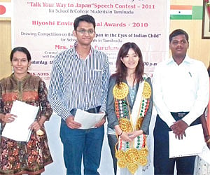 At the prize distribution ceremony | Express Photo