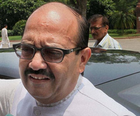 Former Samajwadi Party leader Amar Singh (PTI file photo)