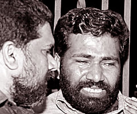 T V Rajesh MLA breaks down while addressing the media | Express Photo