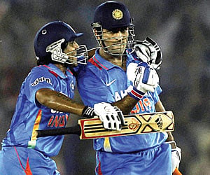 Badshahs’ Cheeyanna (left) & Lions’ Jarnal Singh in action on Monday | Nagesh Polali