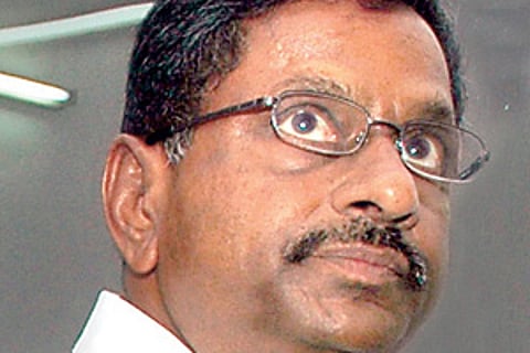 Family Welfare Minister DL Ravindra Reddy (Express Photo).