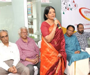 Gouri Parvathi Bayi, princess of Travancore royal family, inaugurating the new building of Kerala Travels Interserve, Yaathrika, in the city.