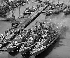 The Western Fleet Ships berthed at Kochi | Express Photo