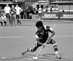 Arjun Halappa in action