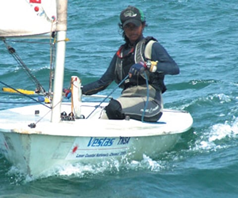 Sailing is her passion