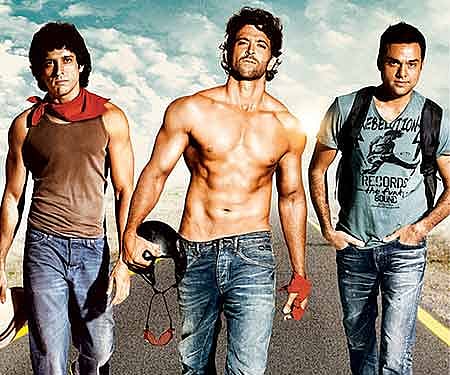 The poster of 'Zindagi Na Milegi Dobara'.