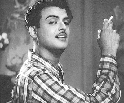 Gemini Ganesan in a pose that captures his chocolate boy good looks that made him the natural choice for romantic leads