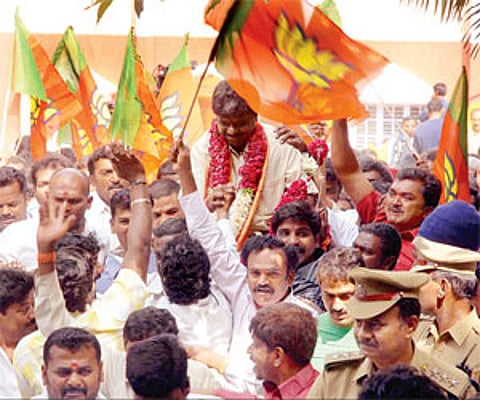 BJP takes home the cake