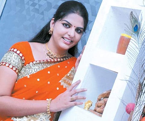 Actress Srividya.