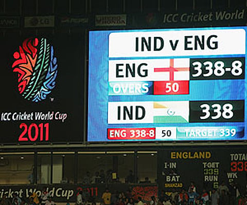 If the scoreboard ends like this from now on, it will lead to a lot of complicated permutations. (Photo: Getty Images)
