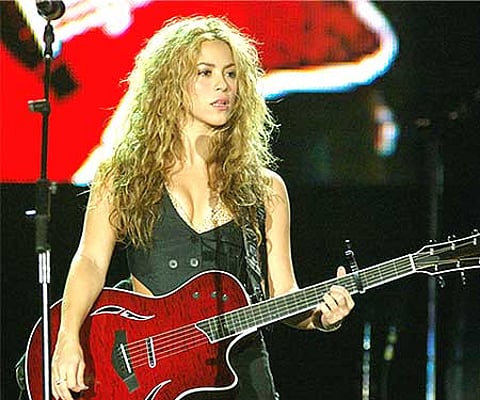 Shakira at the Rock in Rio concert (Image Courtesy: Wikimedia Commons).