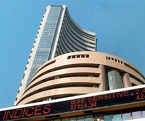 The Sensex hit lifetime peak of 23,004.05.