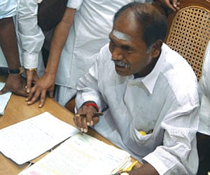 Puducherry Chief Minister N Rangasamy. (File)