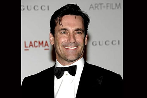 Actor Jon Hamm arrives at the inaugural LACMA Art + Film Gala in Los Angeles (AP Photo/Dan Steinberg).