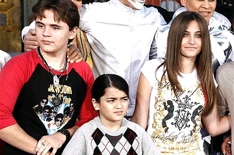 Michael Jackson's biological children, from left, Prince Jackson, Blanket Jackson and Paris Jackson. The executors of MJ's estate say they are concerned about the welfare of the singer's mother and his three children (AP Photo/Matt Sayles).