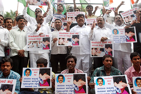 Protests against moral policing in Karnataka