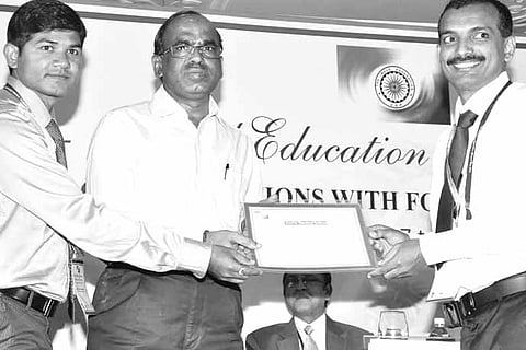 Educational excellence award for Amrita e-learning research lab